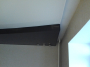 Натяжной потолок 2х цв.2х уровневый глянец