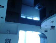 Натяжной потолок 2х цв.2х уровневый глянец+мат