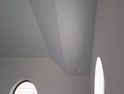 Натяжной потолок многоуровневый белый матовый, вид3