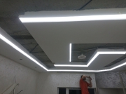 Создание световой конструкции  натяжного потолка